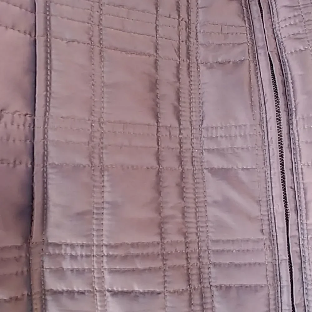 2 for $20 Bronze/brown quilted poly jacket